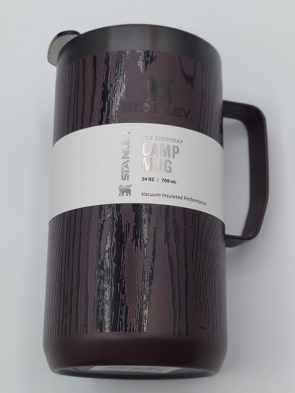 Stanley Limited Edition The Everyday Camp Mug - Redwood Woodgrain 24oz - Picture 5 of 5